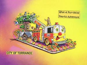 City of Torrance's entry for the 2016 Rose Parade - photo from TRFA website
